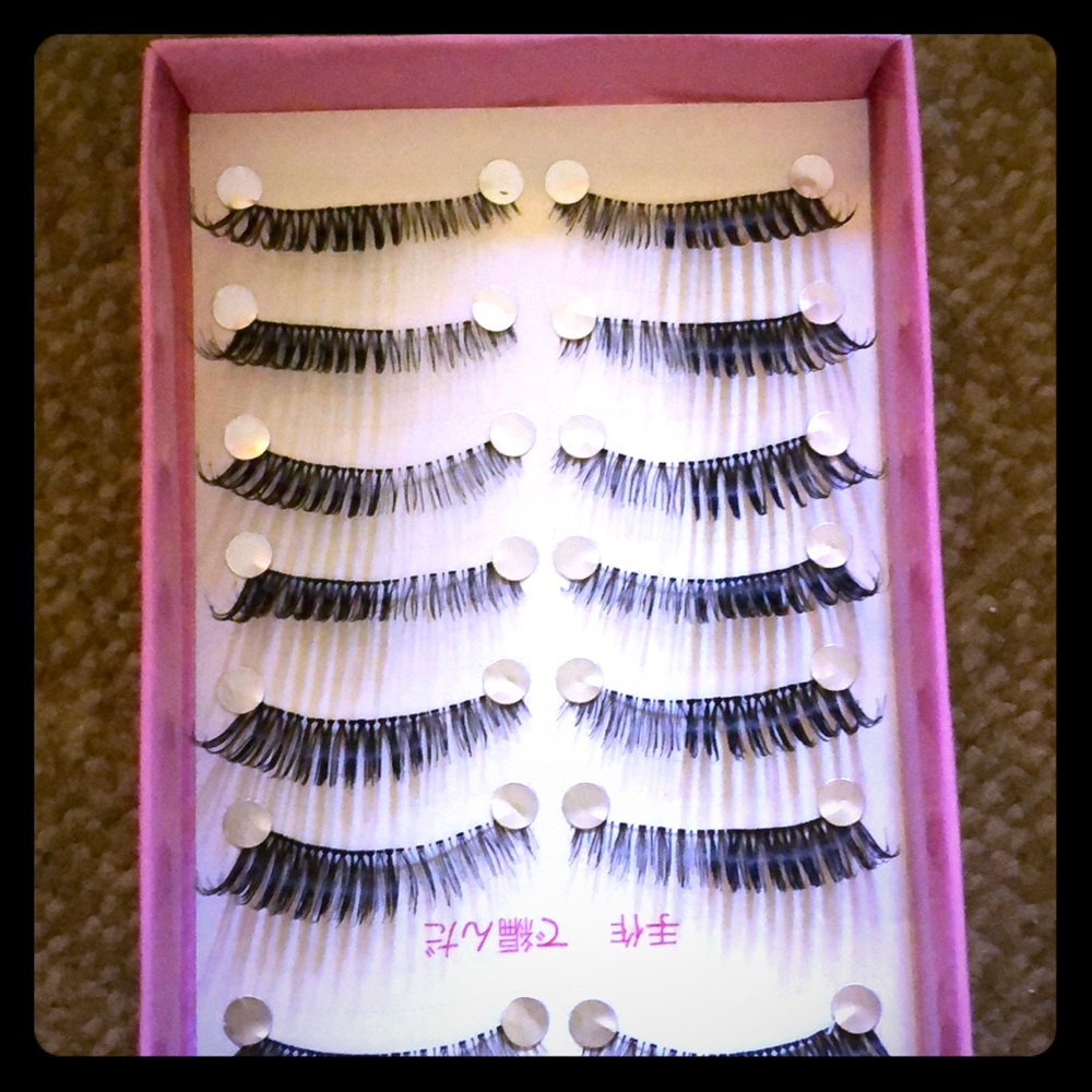 False eyelashes set of 10